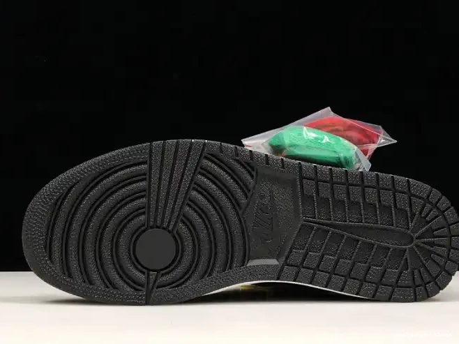 Rep Team Orange-Fir 1 Air x Jordan OG AV3905-038 Retro High Black SoleFly 0506